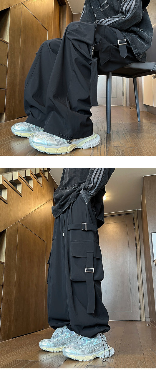 Pantalones Rectos Anchos para Hombre - Image 10