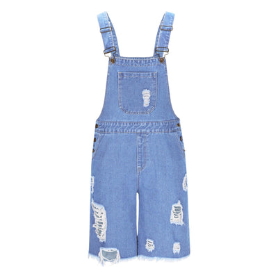 Shorts Vaquero Rotos con Tirantes para Hombre - Image 13