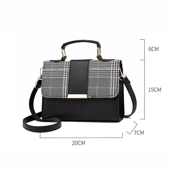 Bolso de Hombro Cuadrado Minimalista