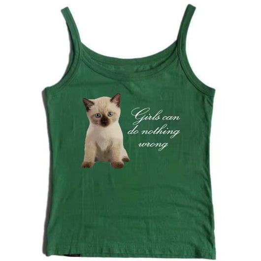 Chaleco Ajustado con Estampado de Gatos para Niña - Image 14