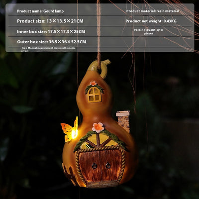Lámpara Solar Colgante Decorativa para Árbol - Diseño Calabaza Exterior - Image 6