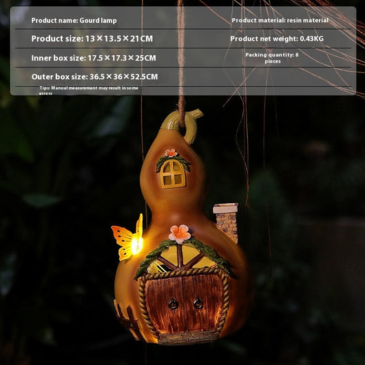 Lámpara Solar Colgante Decorativa para Árbol - Diseño Calabaza Exterior - Image 6