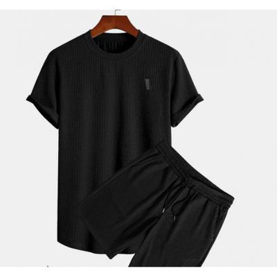 Conjunto Deportivo Hombre Cuello Redondo Manga Corta Ajuste Holgado - Image 2