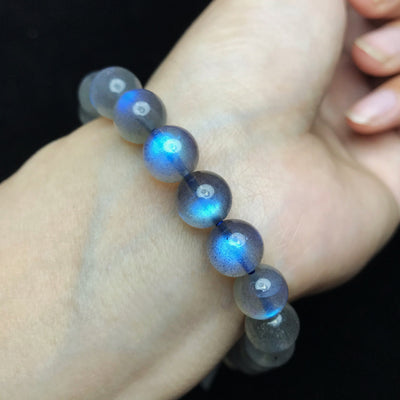 Pulsera de Labradorita Azul Intenso - Cristal Natural - Image 15