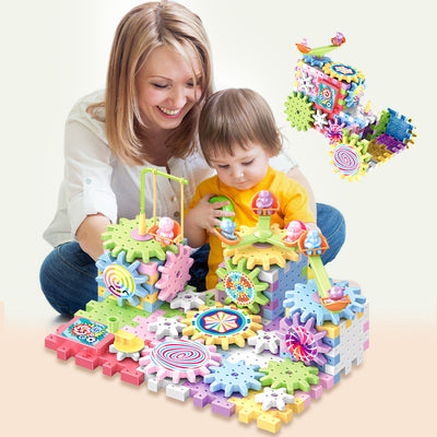 Bloques de Construcción Eléctricos con Piezas Grandes - Set Puzzle 3-6 Años - Image 10