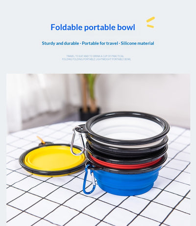 Comedero Portátil Plegable para Perros con Bebedero Colgante - Image 35