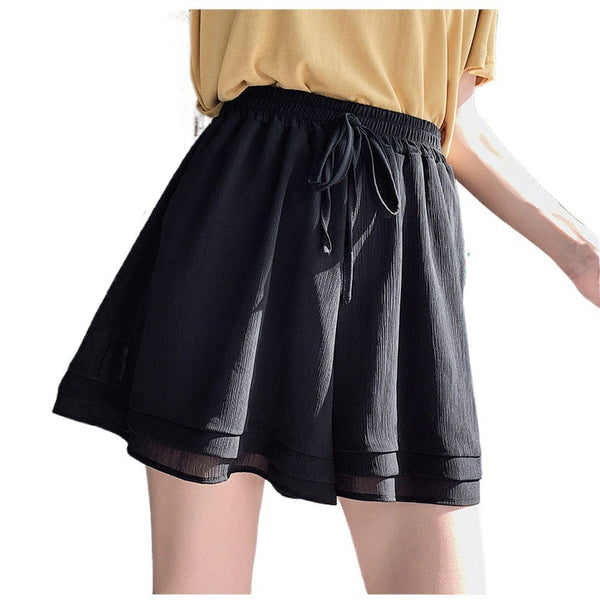 Pantalones Cortos Elásticos sin Planchado - Talla Plus para Uso Diario