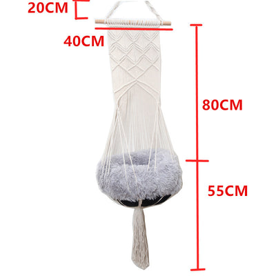 Columpio Macramé Artesanal para Mascotas - Disponible en Cuatro Estaciones - Image 13