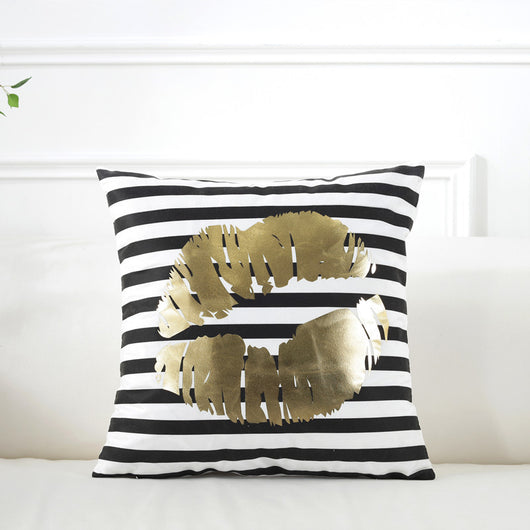 Funda de Almohada Dorada Super Suave para el Hogar - Image 10