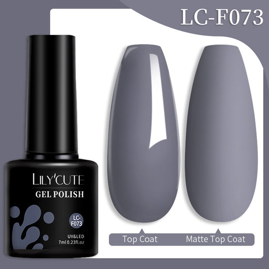 Set de Pegamento para Uñas con Brillo de Color Sólido - Image 9