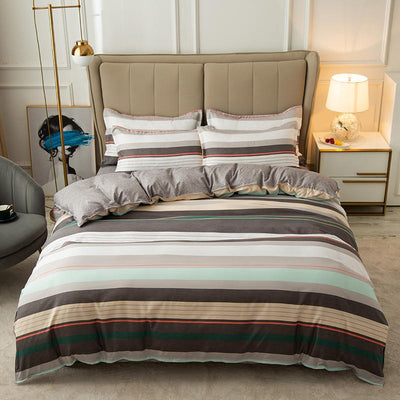 Juego de Cama Completo Algodón: Funda Nórdica, Sábanas y Almohada - Image 4