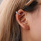 Aretes de Clip con Diamantes - Sin Perforación