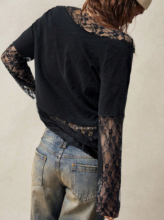 Blusa Elegante de Manga Larga con Escote Diagonal - Image 11