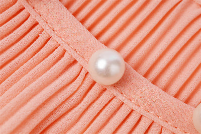 Blusa Camisola de Perlas con Volantes Suelta para Verano - Image 19