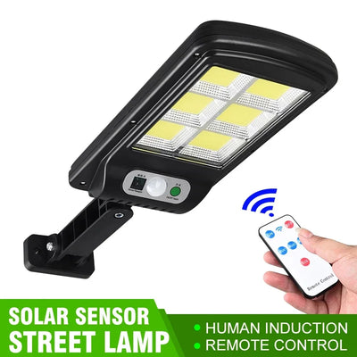 Lámpara Solar con Sensor de Movimiento y Control Remoto - Image 4