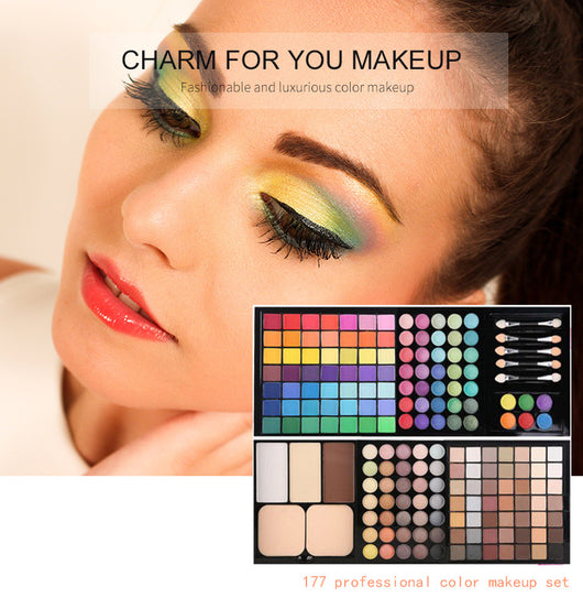 Paleta de Maquillaje 177 Colores: Sombras, Labiales y Rubores Todo en Uno - Image 9
