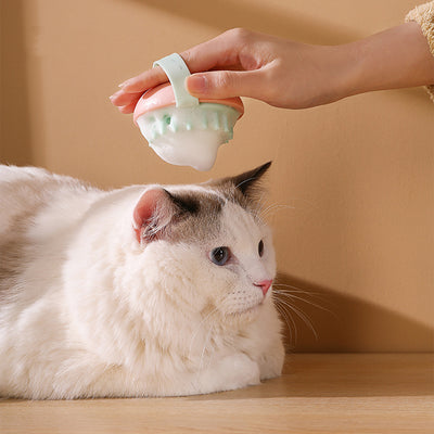 Cepillo Masajeador de Silicona para Baño de Perros y Gatos - Image 2
