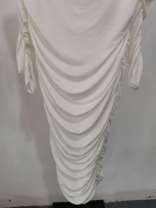 Vestido de Fiesta Ice Silk Largo Medio - Fresco para Verano - Image 11