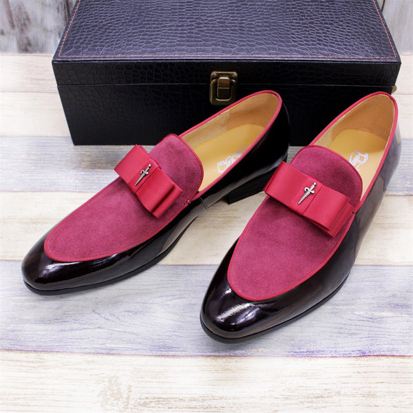 Zapatos de Cuero Mixto para Hombre - Acabado Mate y Brillante
