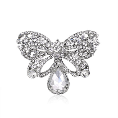 Broche Moño con Incrustaciones de Diamantes de Aleación - Image 3