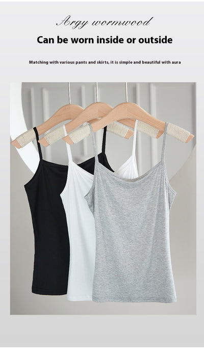 Tirantes Slim Fit Modal Negro y Blanco para Mujer - Image 31