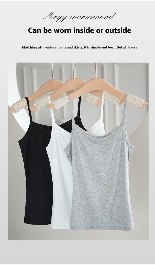 Tirantes Slim Fit Modal Negro y Blanco para Mujer - Image 31