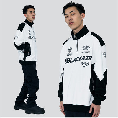 Sudadera Deportiva Retro Americana con Cierre Medio - Image 4