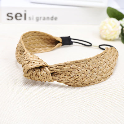 Diadema Tejida a Mano de Rafia Ancha - Accesorios para Cabello Literarios - Image 11