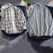 Camisa a Cuadros Hombre Manga Larga Primavera Otoño
