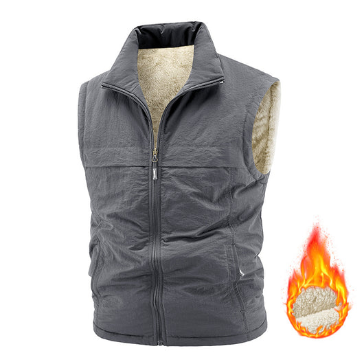 Chaleco Reversible Térmico para Hombre - Forro Polar Grueso y Cálido - Image 10