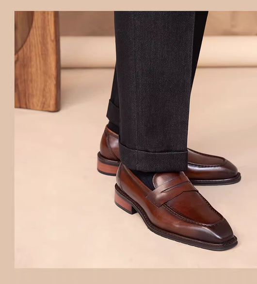 Zapatos Casuales de Cuero Genuino para Hombre - Outdoor - Image 40