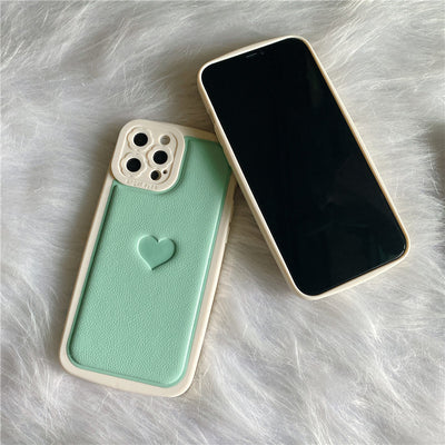 Funda para Celular de Cuero Sintético con Relieve Love - Image 12