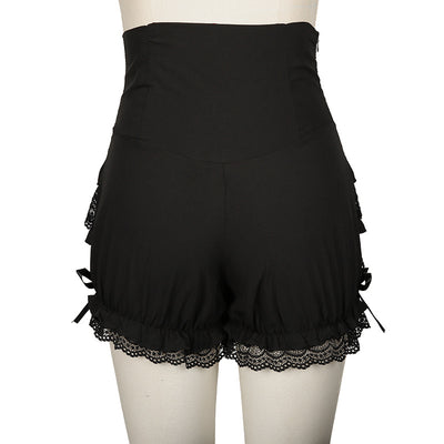 Shorts de Cintura Alta con Encaje Sexy - Image 3