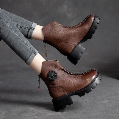 Botas Martin Retro de Suela Gruesa y Tacón Reforzado - Image 6