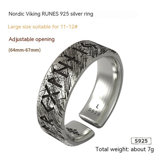 Anillo de Letras Nórdicas Viking - Image 9