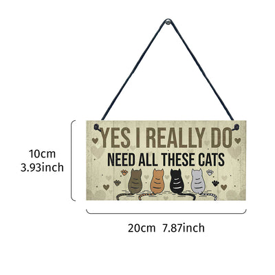 Colgante Vintage de Madera para Gatos - Accesorio Elegante para Mascotas - Image 7