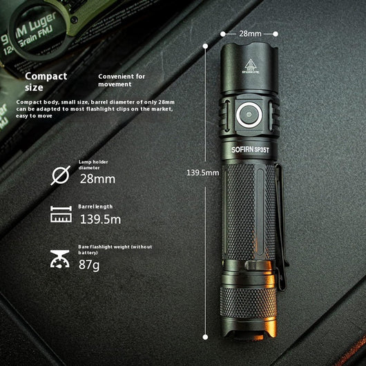 Linterna LED Potente Alcance Largo para Camping y Aventuras Outdoor - Image 2