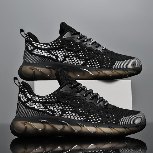 Zapatos Casuales Tejidos para Hombre con Malla Transpirable