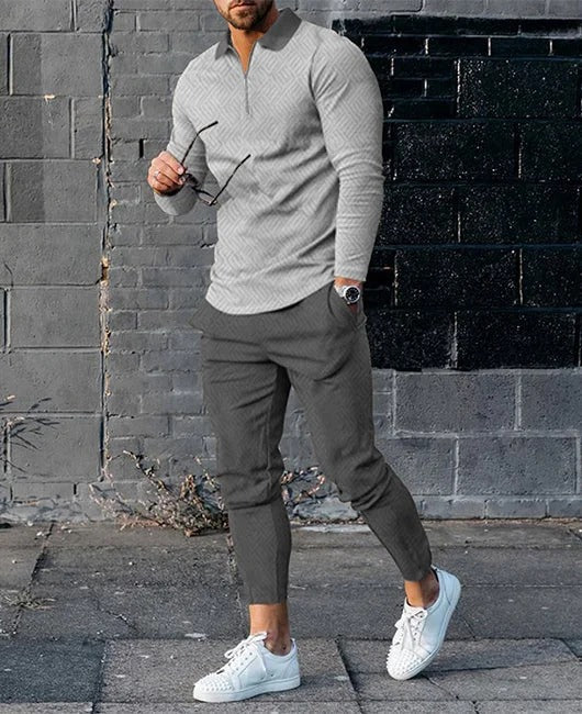 Conjunto Deportivo Hombre: Sudadera con Cierre y Pantalón - Image 12