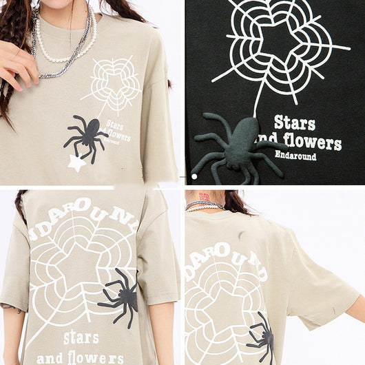 Playera Estampada Tela de Araña para Hombre y Mujer - Image 8