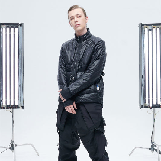 Chaqueta de Algodón Impermeable para Hombre con Forro Técnico