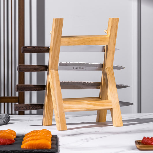 Soporte para Cuchillos de Madera Sapele - Organizador de Cocina Premium - Image 4
