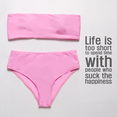 Bikini Tubo Liso Dos Piezas - Diseño Elegante y Versátil - Image 11