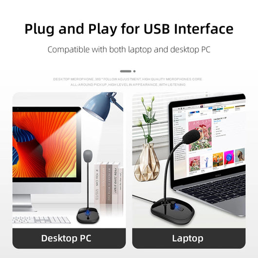 Micrófono USB Profesional Cuello de Ganso con Tarjeta de Sonido y Monitor - Image 13