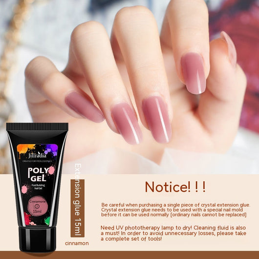 Extensiones de Uñas con Pegamento Cristal UV Beauty - Image 8