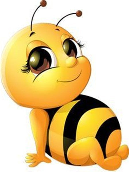 Pintura de Diamantes Abeja Caricatura 5D Cuadrado Completo