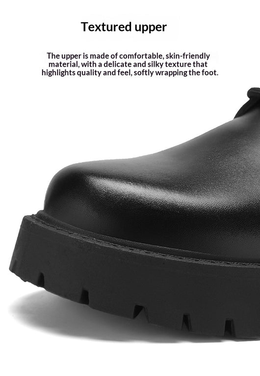 Zapatos de Cuero Negro Impermeables para Hombre Ejecutivo - Image 15