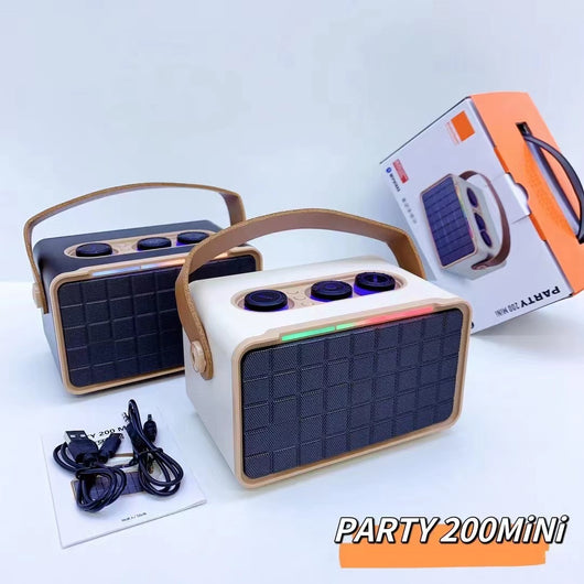 Parlante Bluetooth Portátil RGB Doble con Luces LED - Image 8