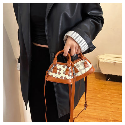 Cartera Mini Crossbody Estilo Occidental con Contraste de Colores - Image 17