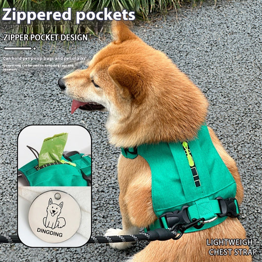 Arnés de Transporte Ligero para Perros con Bolsillo de Cremallera - Image 3